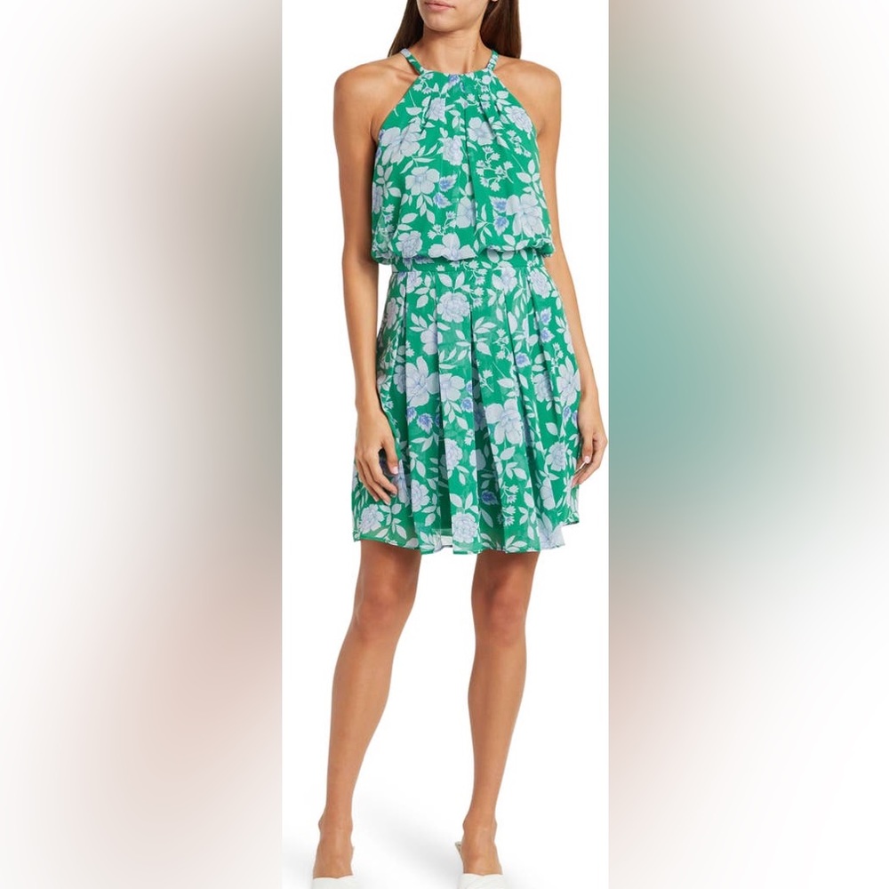 ELIZA J Women’s A-Line Chiffon Short Dress Size : 12